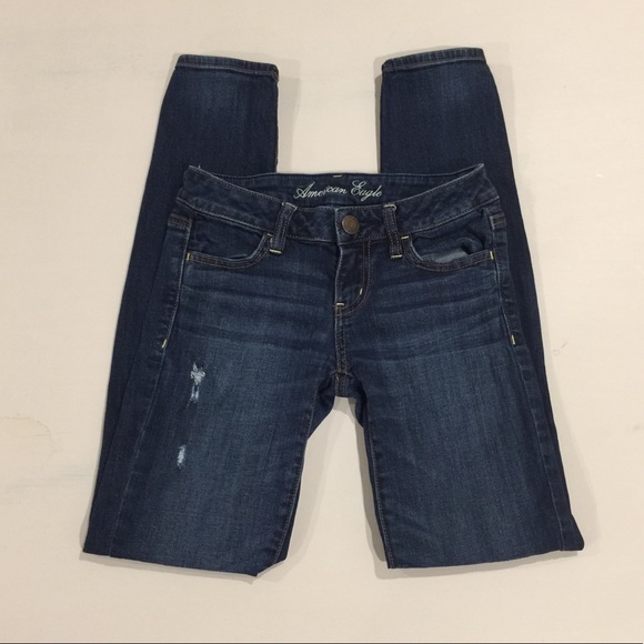 American Eagle Outfitters Denim - AMERICAN EAGLE Distressed Jegging Jeans